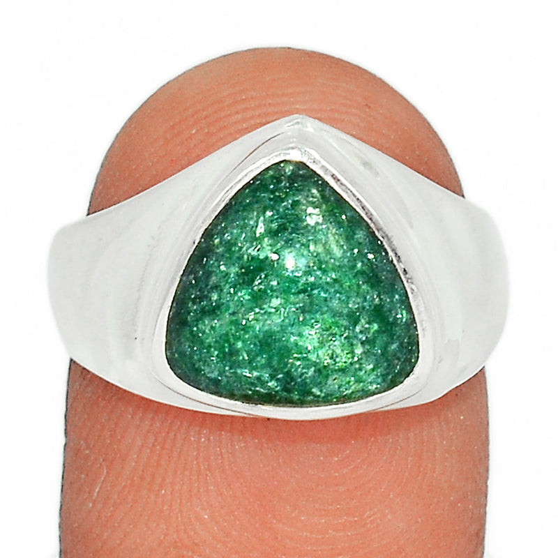 Solid - Green Aventurine Ring - GAVR589