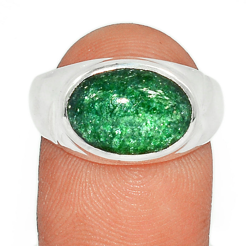 Solid - Green Aventurine Ring - GAVR590