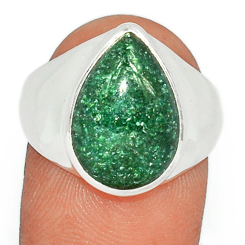 Solid - Green Aventurine Ring - GAVR591