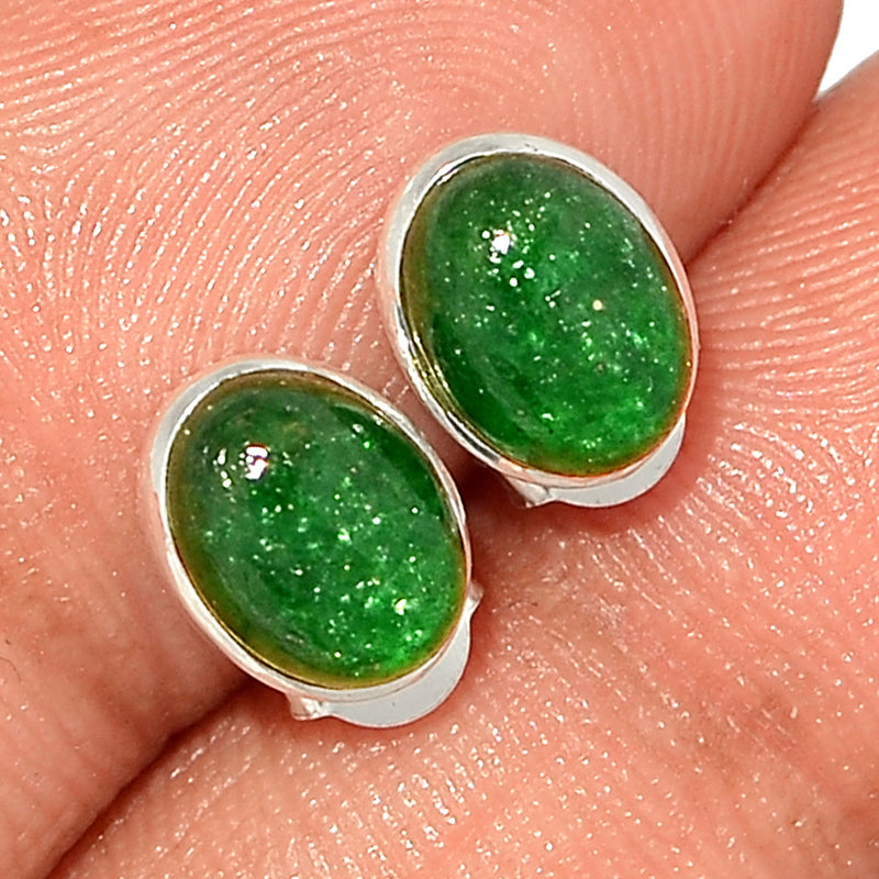 Green Aventurine Studs - GAVS17