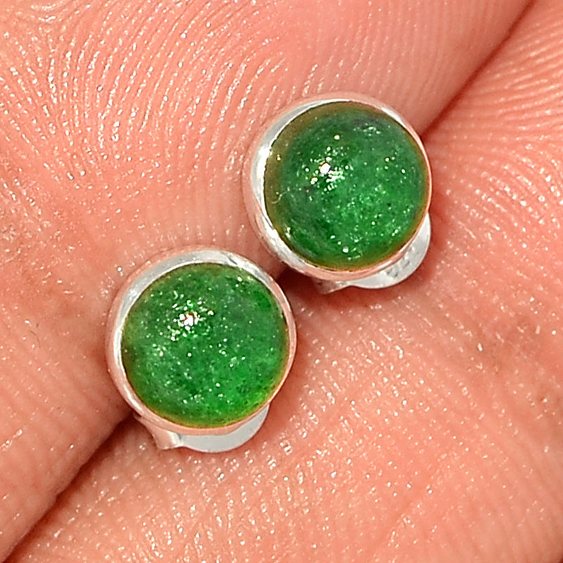 Green Aventurine Studs - GAVS18