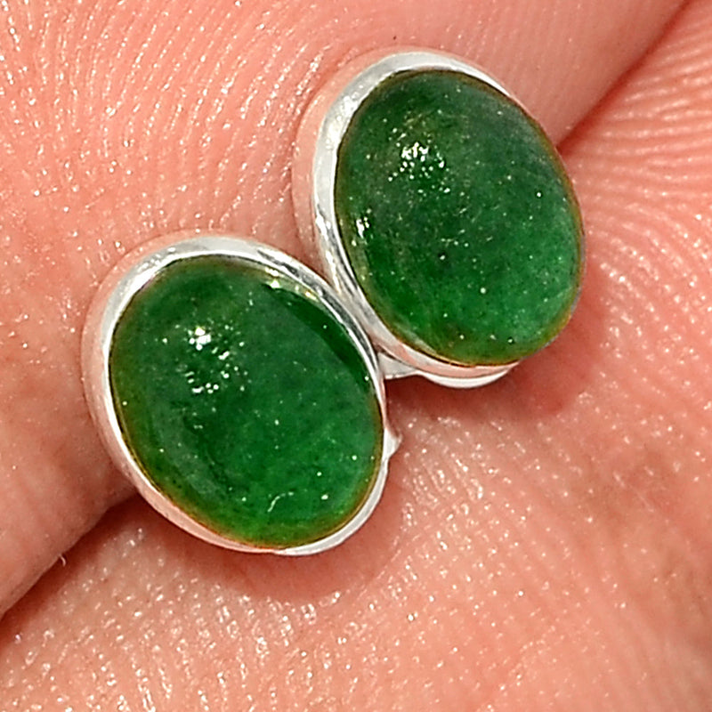 Green Aventurine Studs - GAVS21