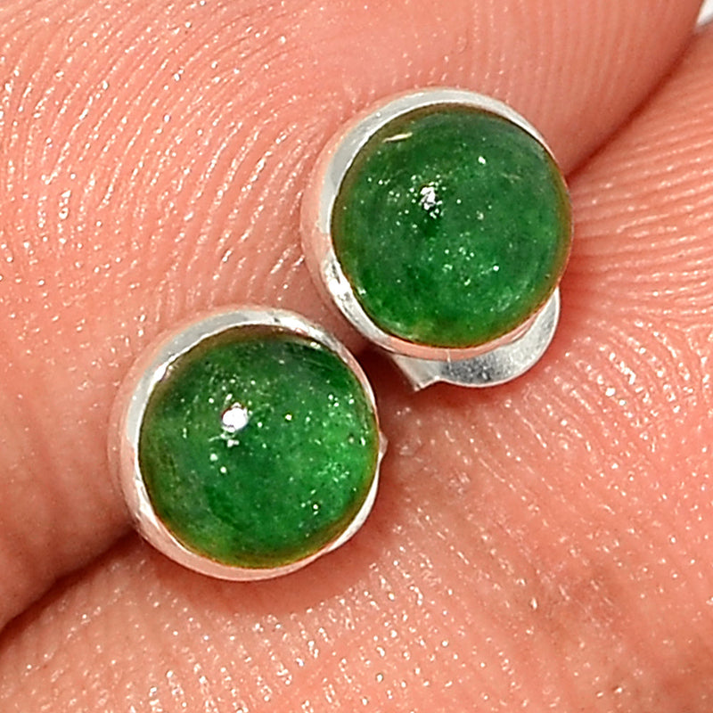 Green Aventurine Studs - GAVS24