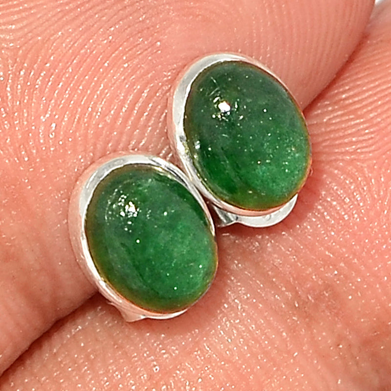 Green Aventurine Studs - GAVS26