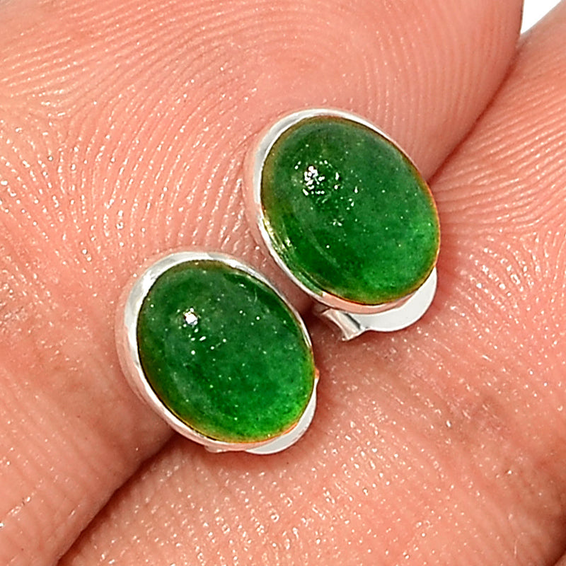 Green Aventurine Studs - GAVS28