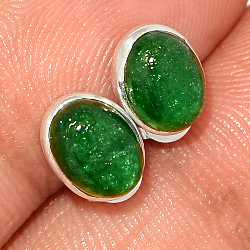 Green Aventurine Studs - GAVS34