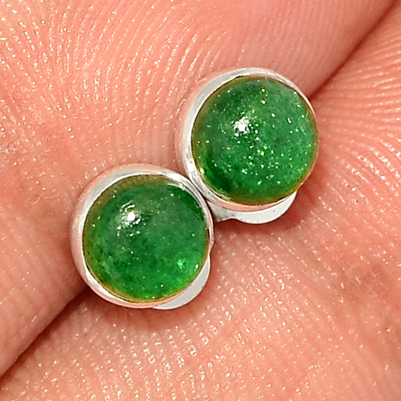 Green Aventurine Studs - GAVS35