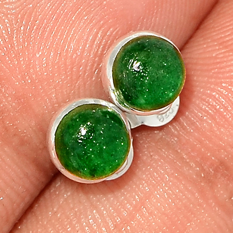 Green Aventurine Studs - GAVS42