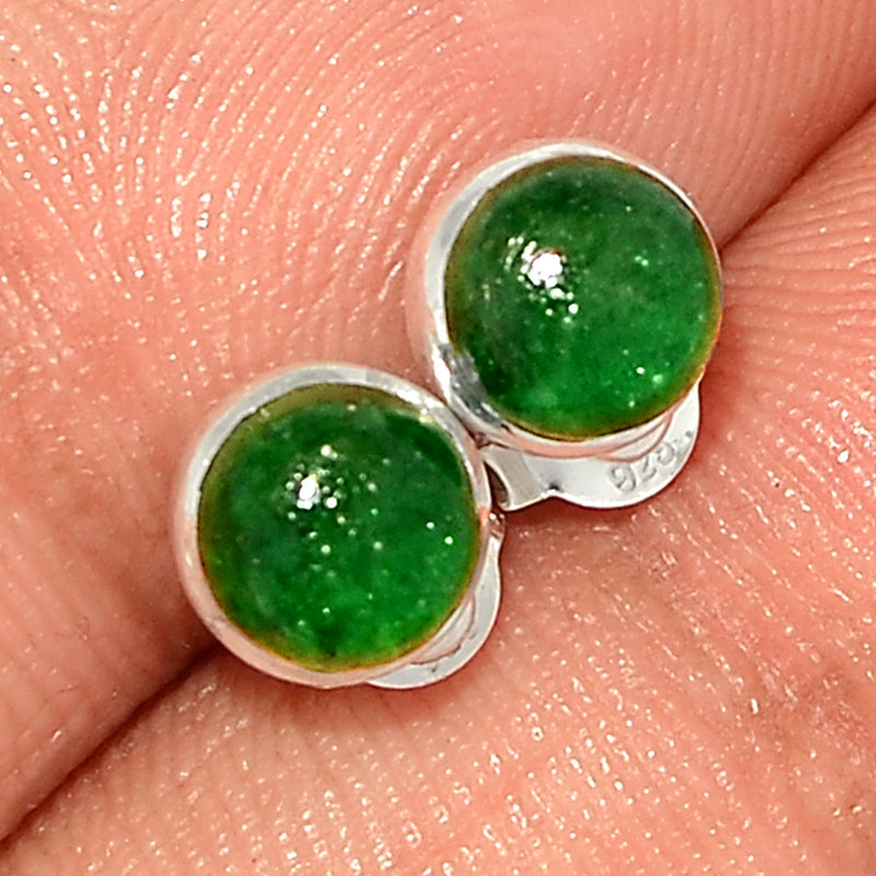 Green Aventurine Studs - GAVS46