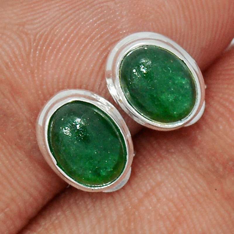 Green Aventurine Studs - GAVS69