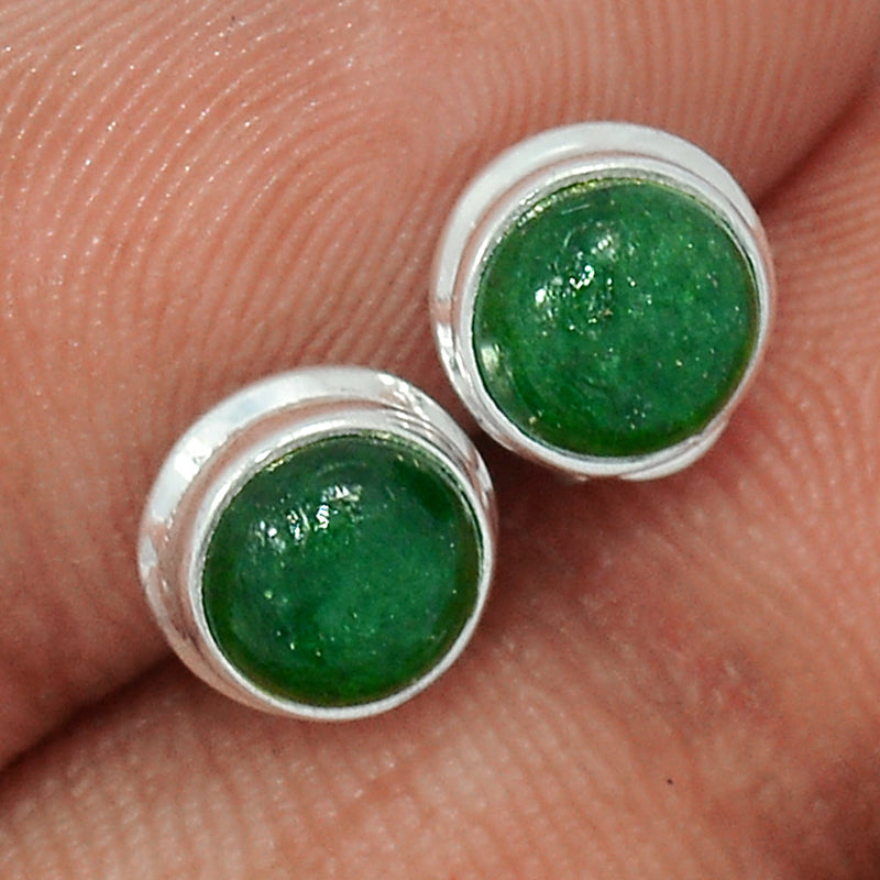 Green Aventurine Studs - GAVS73