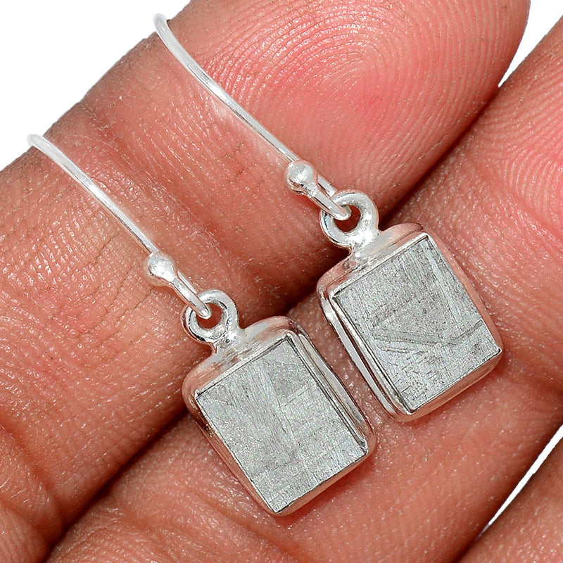 1.1" Muonionalusta Meteorite Sweden Earrings - GBME321