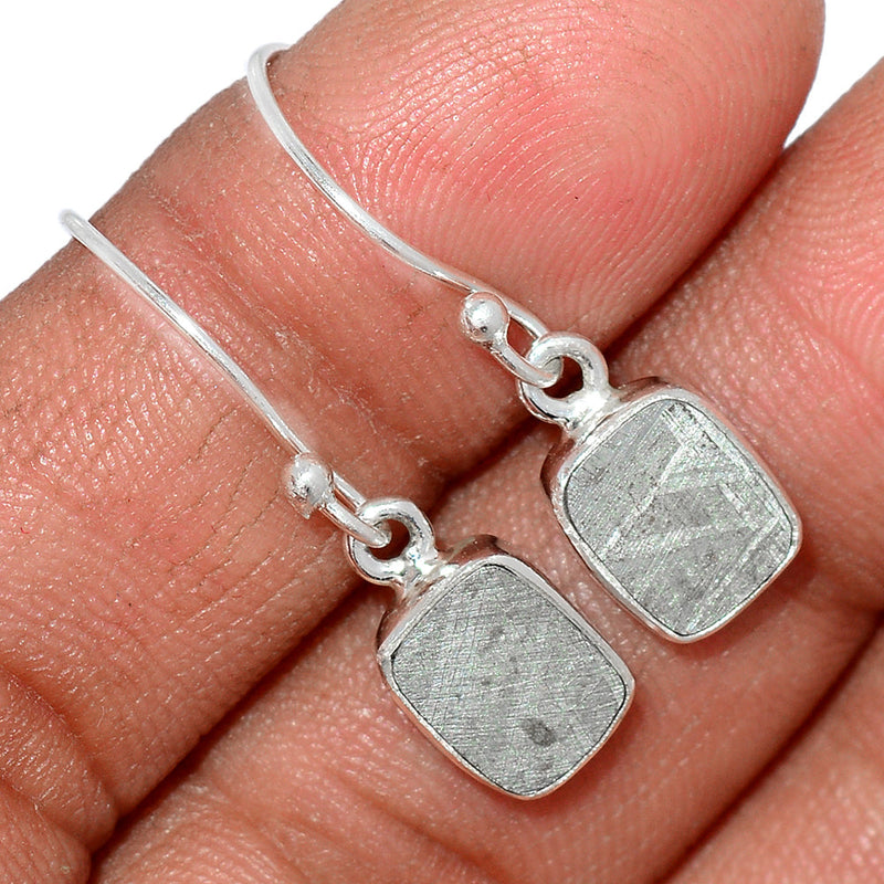 1.1" Muonionalusta Meteorite Sweden Earrings - GBME326