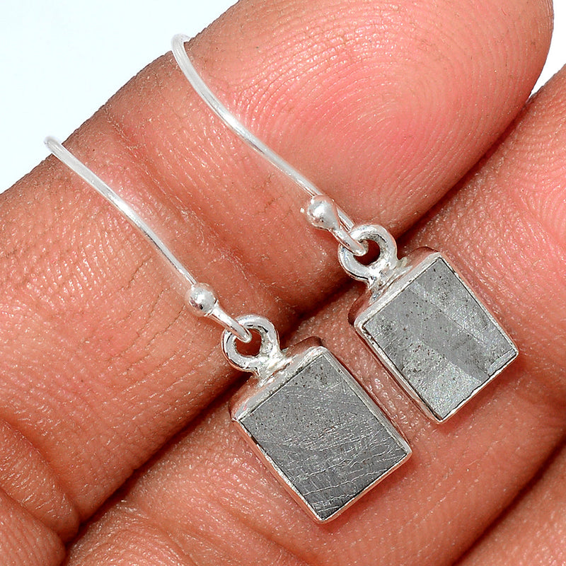 1.1" Muonionalusta Meteorite Sweden Earrings - GBME338