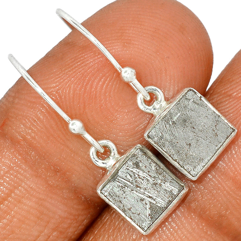 1.1" Muonionalusta Meteorite Sweden Earrings - GBME347