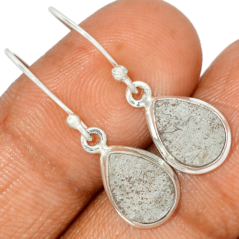 1.1" Muonionalusta Meteorite Sweden Earrings - GBME351