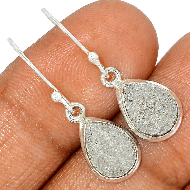 1.2" Muonionalusta Meteorite Sweden Earrings - GBME354