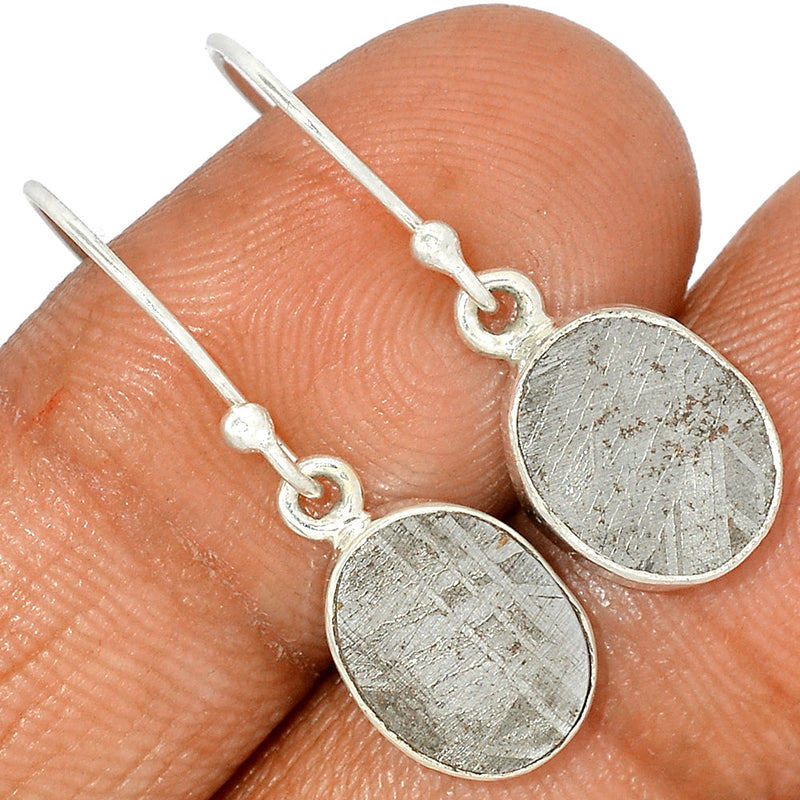 1.1" Muonionalusta Meteorite Sweden Earrings - GBME363