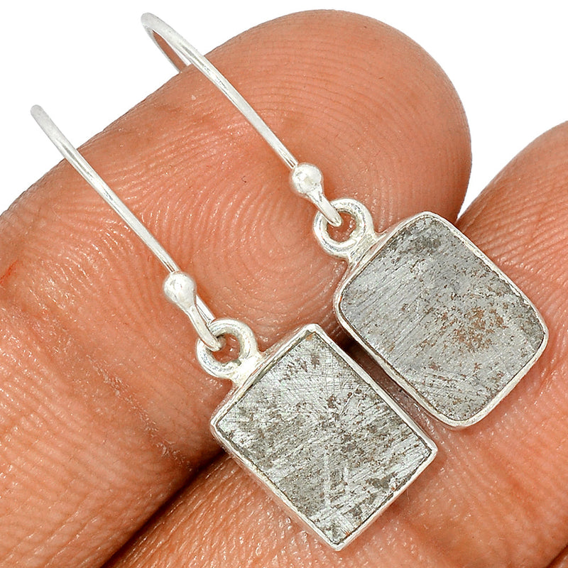 1.1" Muonionalusta Meteorite Sweden Earrings - GBME367