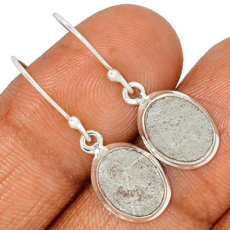 1.2" Muonionalusta Meteorite Sweden Earrings - GBME368