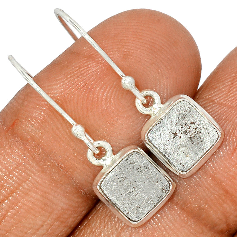 1.1" Muonionalusta Meteorite Sweden Earrings - GBME369