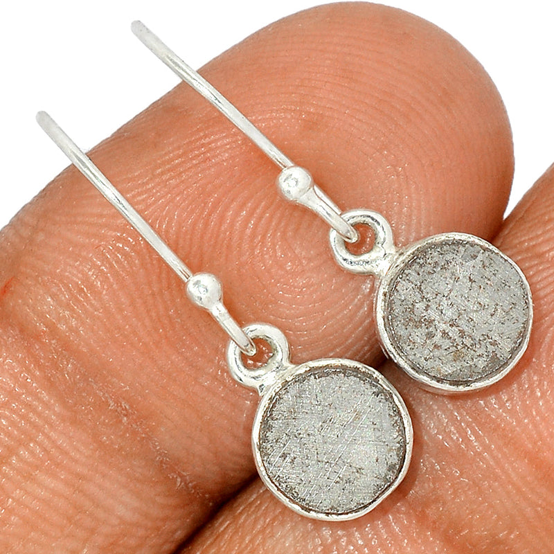 1.1" Muonionalusta Meteorite Sweden Earrings - GBME371