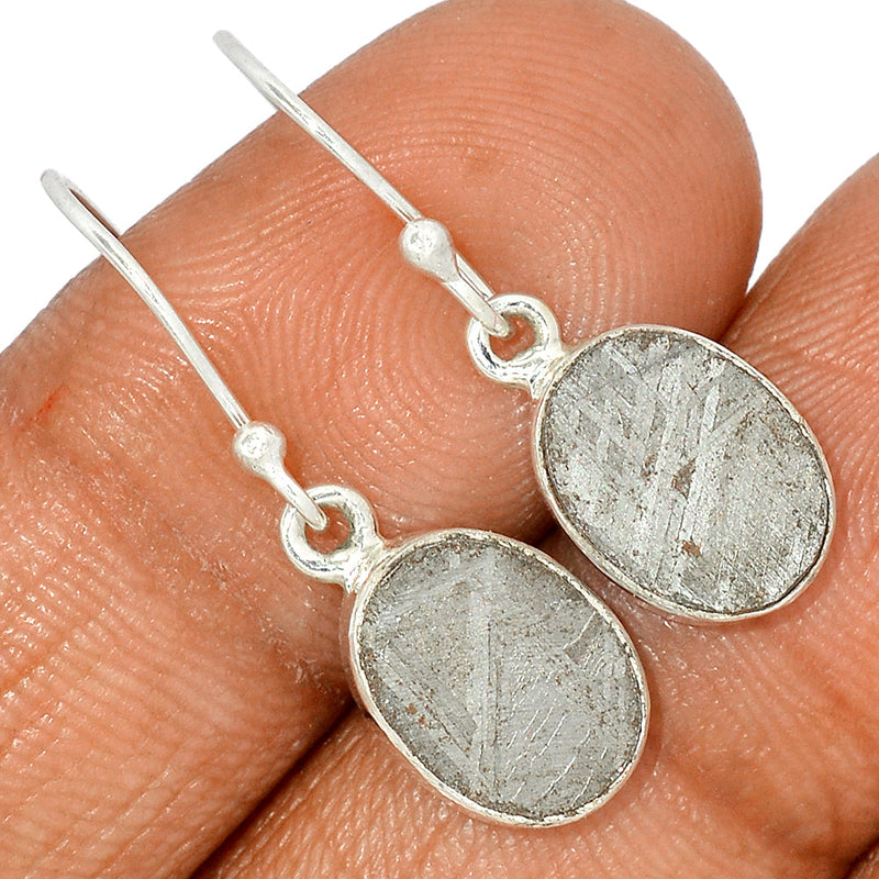 1.1" Muonionalusta Meteorite Sweden Earrings - GBME372