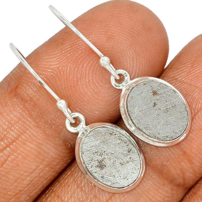 1.2" Muonionalusta Meteorite Sweden Earrings - GBME374