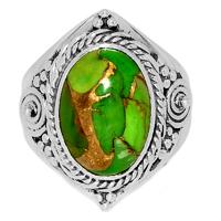 Green Copper Turquoise Ring - GCTR1117