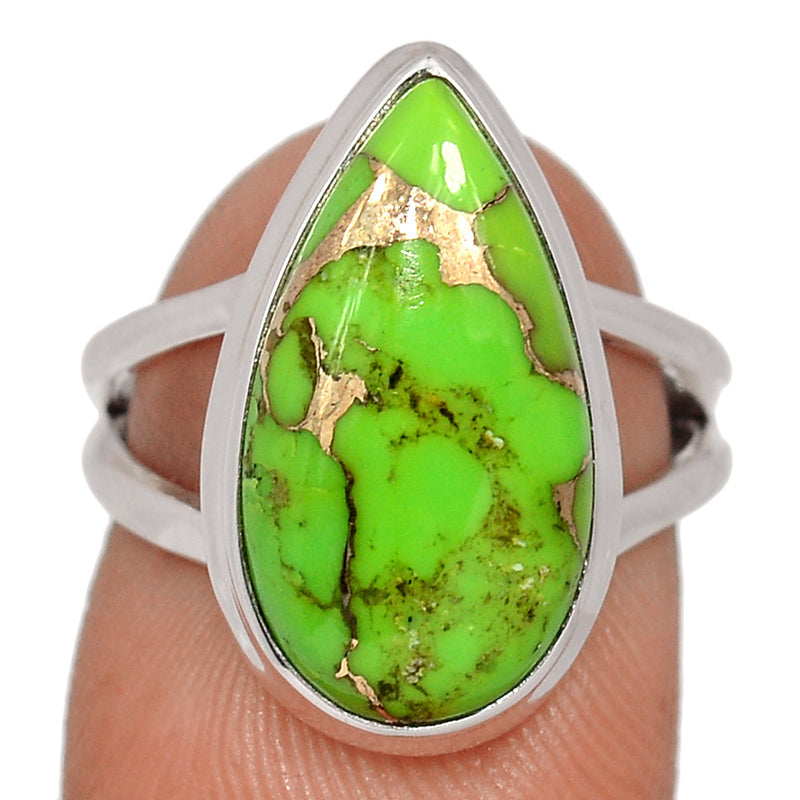 Green Copper Turquoise Ring - GCTR1183