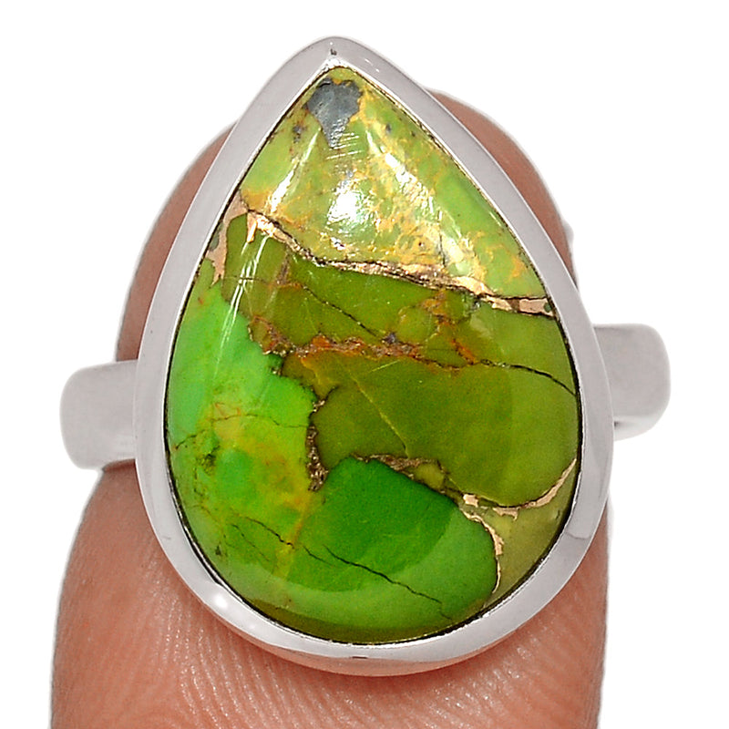 Green Copper Turquoise Ring - GCTR1185