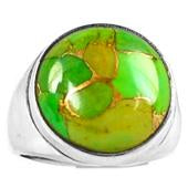 Green Copper Turquoise Ring - GCTR847