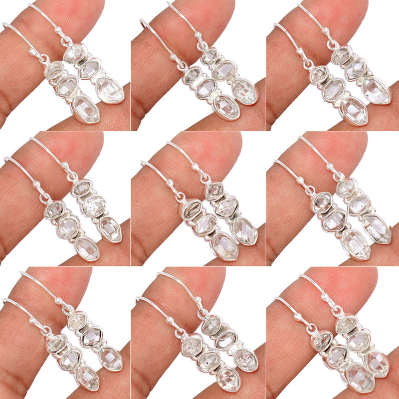10 Pieces Mix Lot - Herkimer Diamond Earrings - GDSNE25