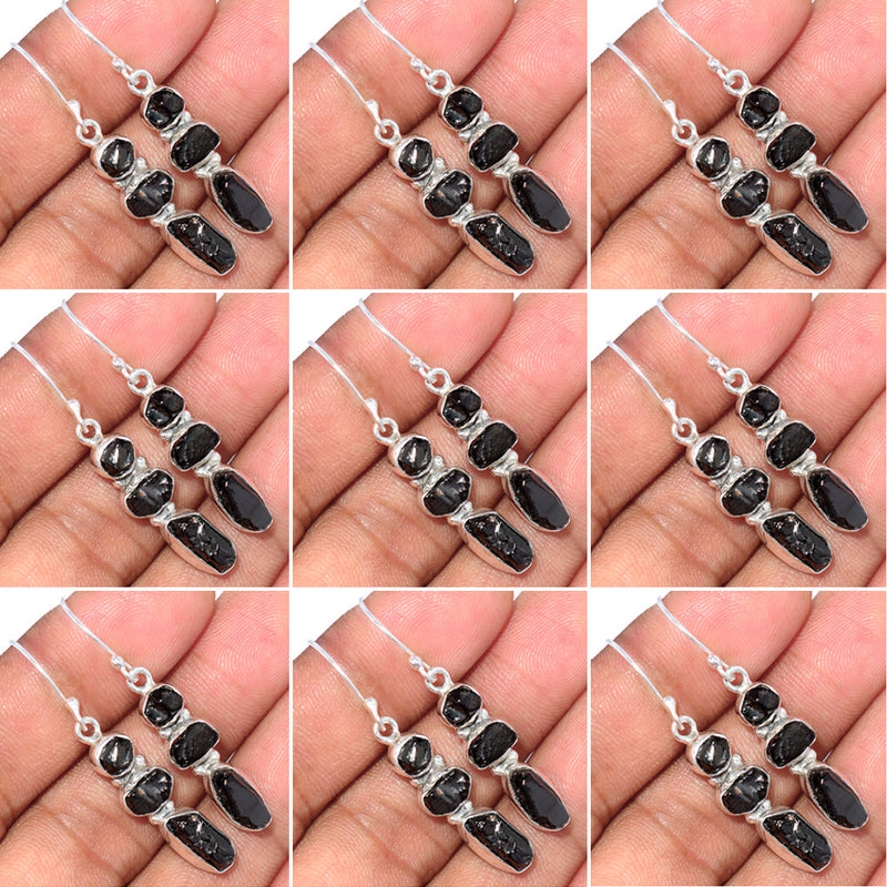 10 Pieces Mix Lot - Shungite Earrings - GDSNE35