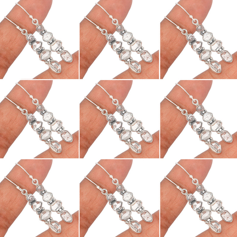 10 Pieces Mix Lot - Herkimer Diamond Earrings - GHKDE7