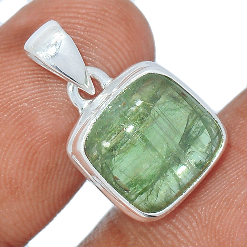 0.8" Green Kyanite Cabochon Pendants - GKCP119