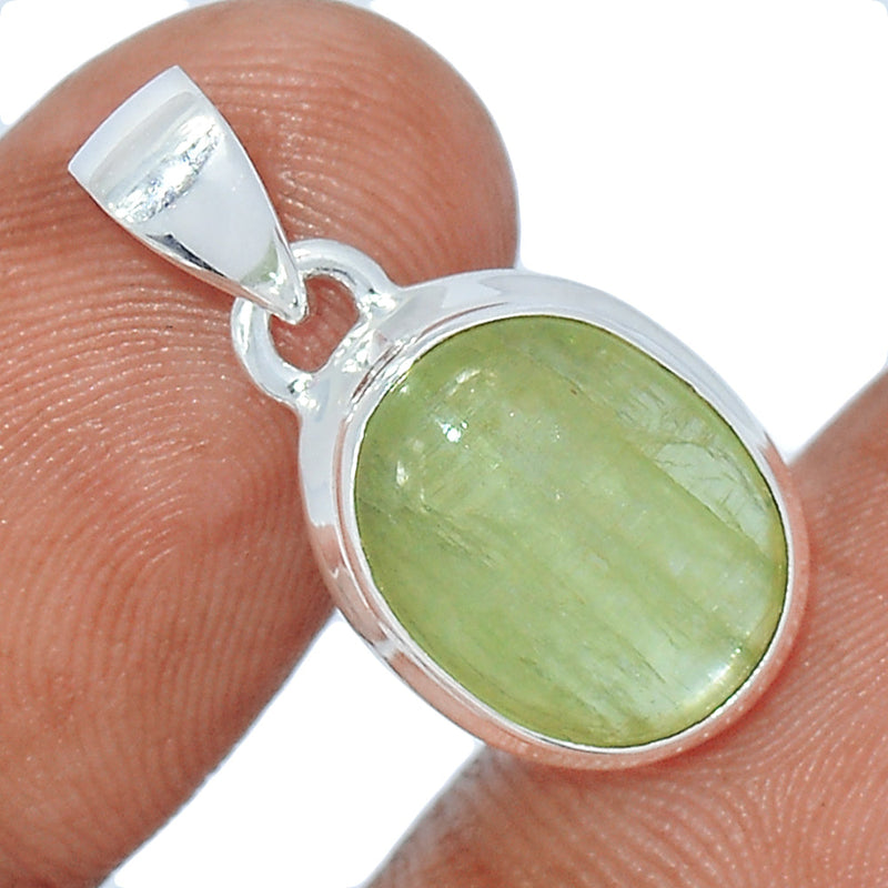 1" Green Kyanite Cabochon Pendants - GKCP120