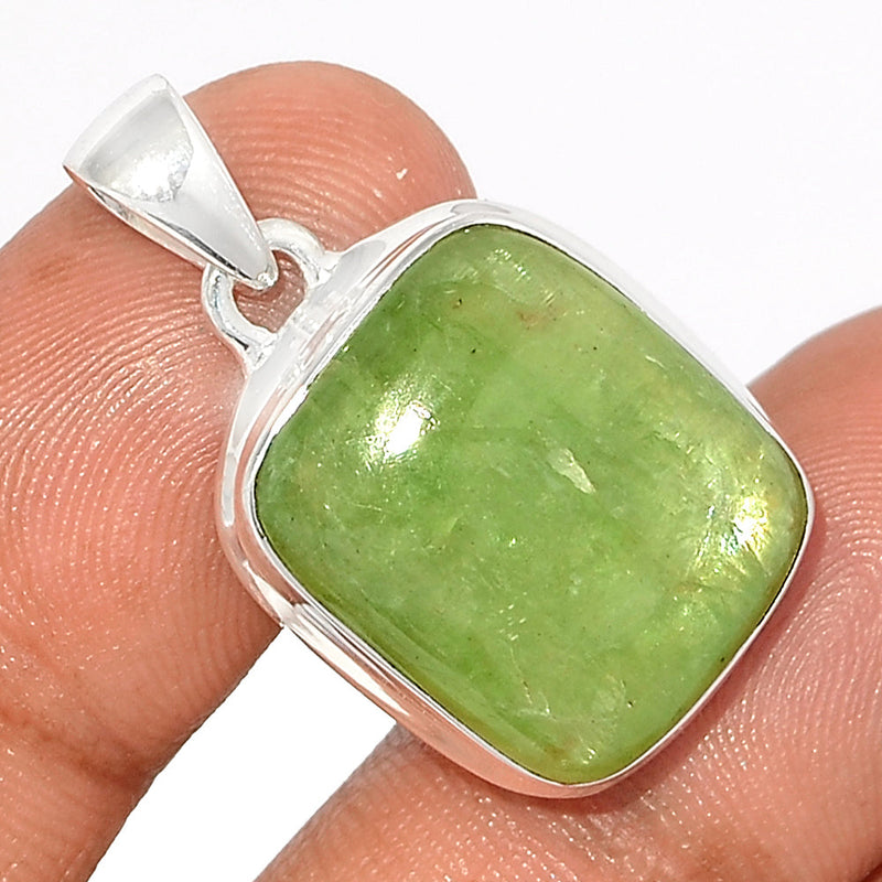 1.2" Green Kyanite Cabochon Pendants - GKCP74