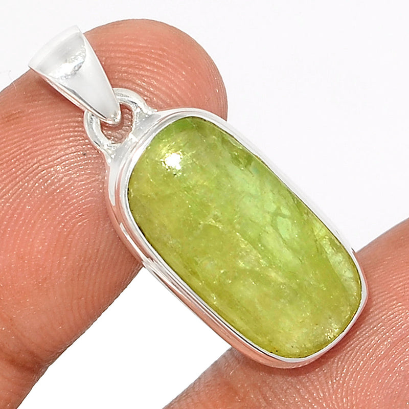 1.2" Green Kyanite Cabochon Pendants - GKCP76