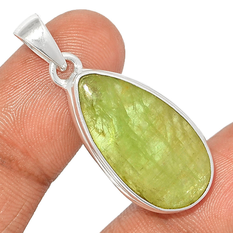 1.5" Green Kyanite Cabochon Pendants - GKCP7