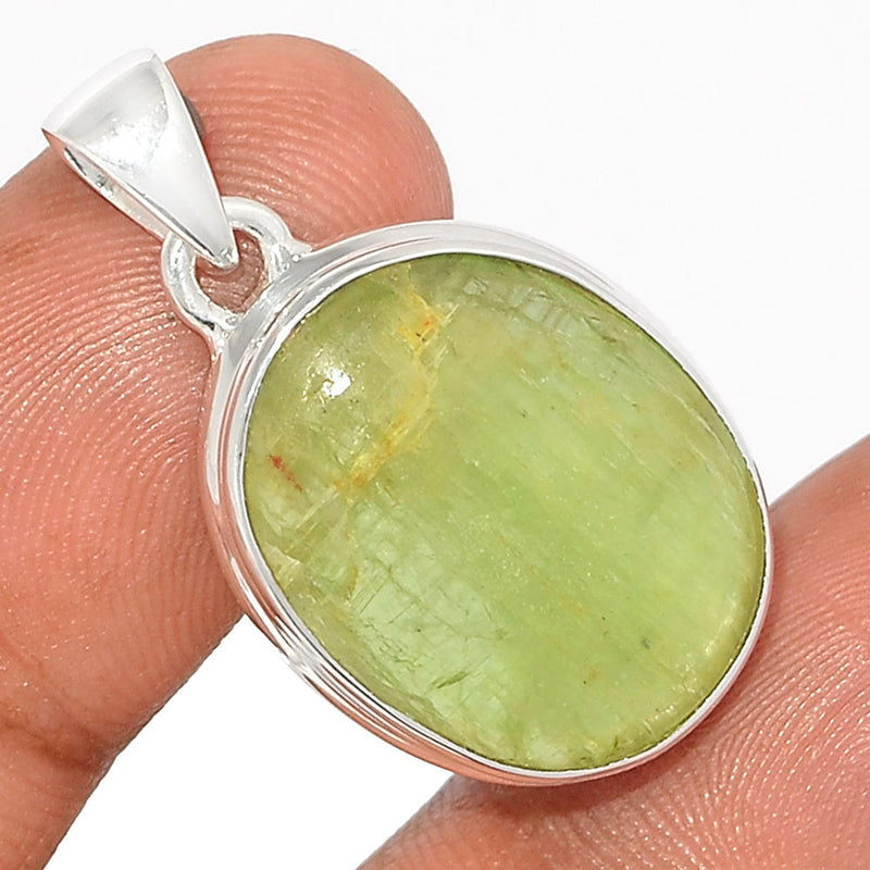 1.2" Green Kyanite Cabochon Pendants - GKCP85