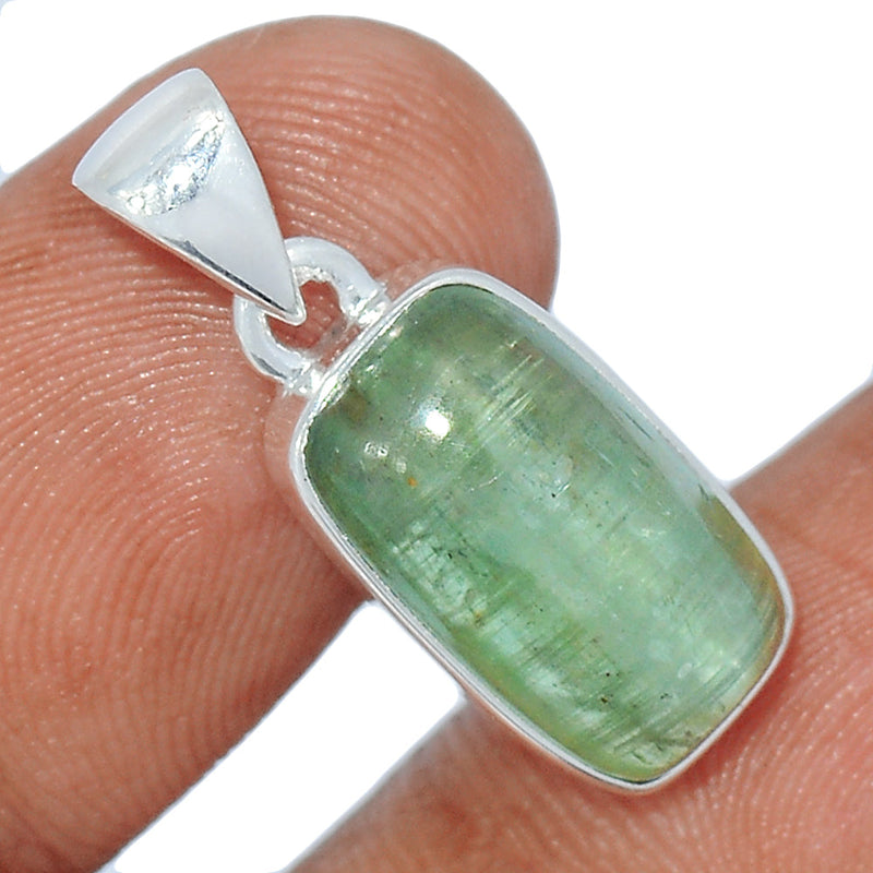 1" Green Kyanite Cabochon Pendants - GKCP91