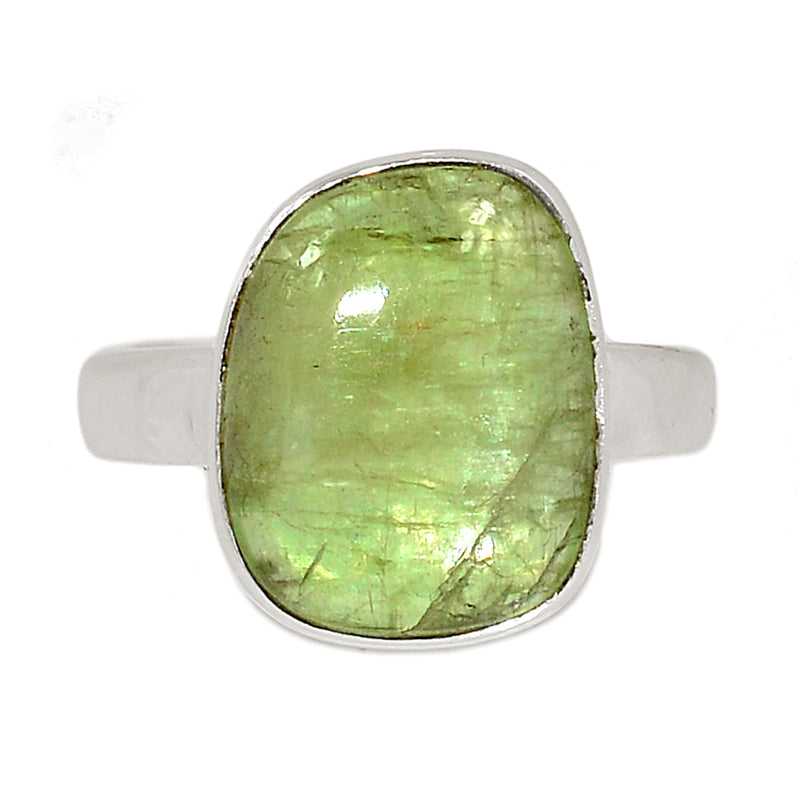 Green Kyanite Cabochon Ring - GKCR89