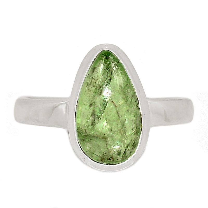 Green Kyanite Cabochon Ring - GKCR90
