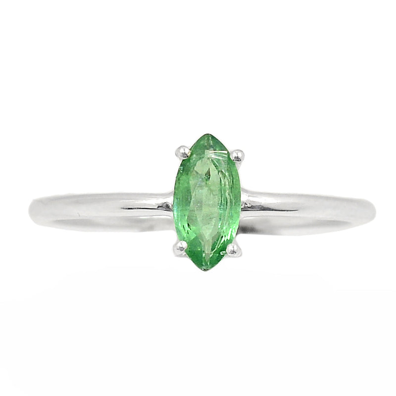 Claw - Green Kyanite Faceted Ring - GKFR121