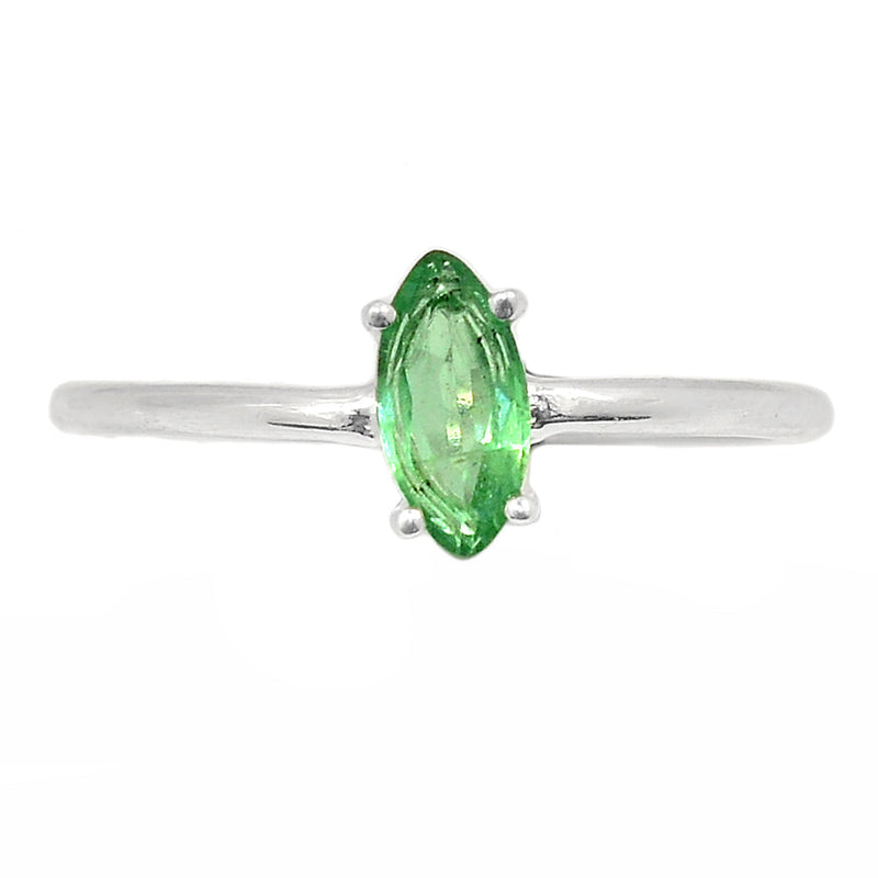 Claw - Green Kyanite Faceted Ring - GKFR125