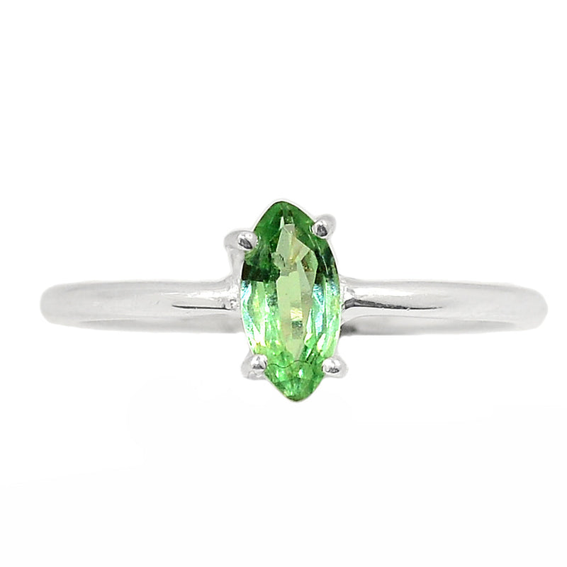 Claw - Green Kyanite Faceted Ring - GKFR127