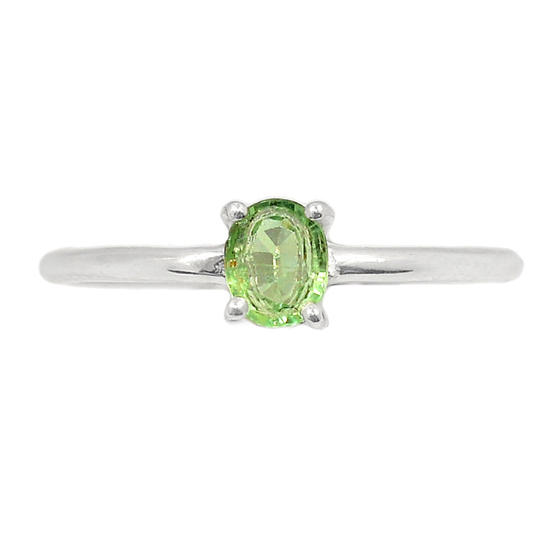 Claw - Green Kyanite Faceted Ring - GKFR129