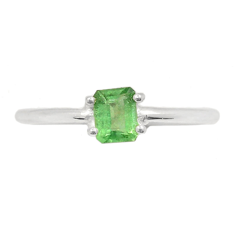 Claw - Green Kyanite Faceted Ring - GKFR130