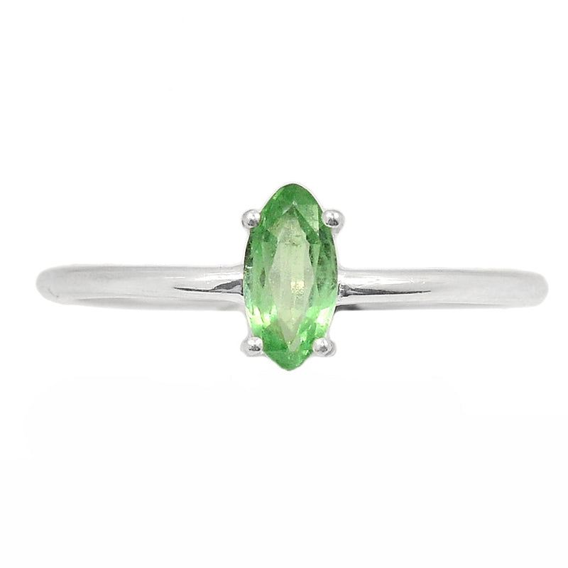 Claw - Green Kyanite Faceted Ring - GKFR132